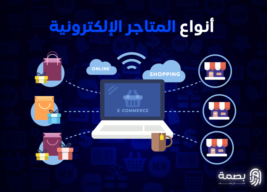 أنواع المتاجر الإلكترونية